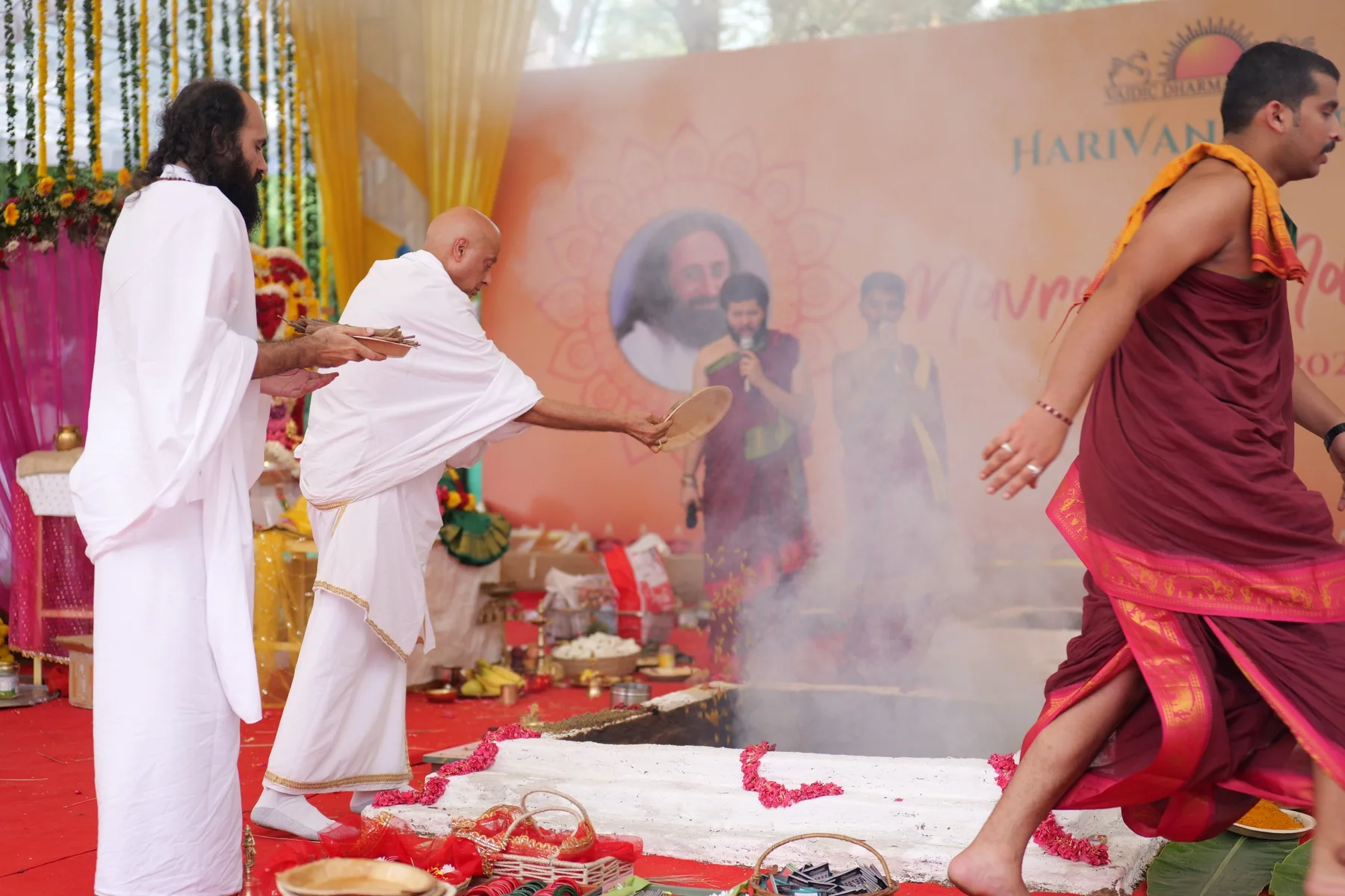 Puja at Harivan