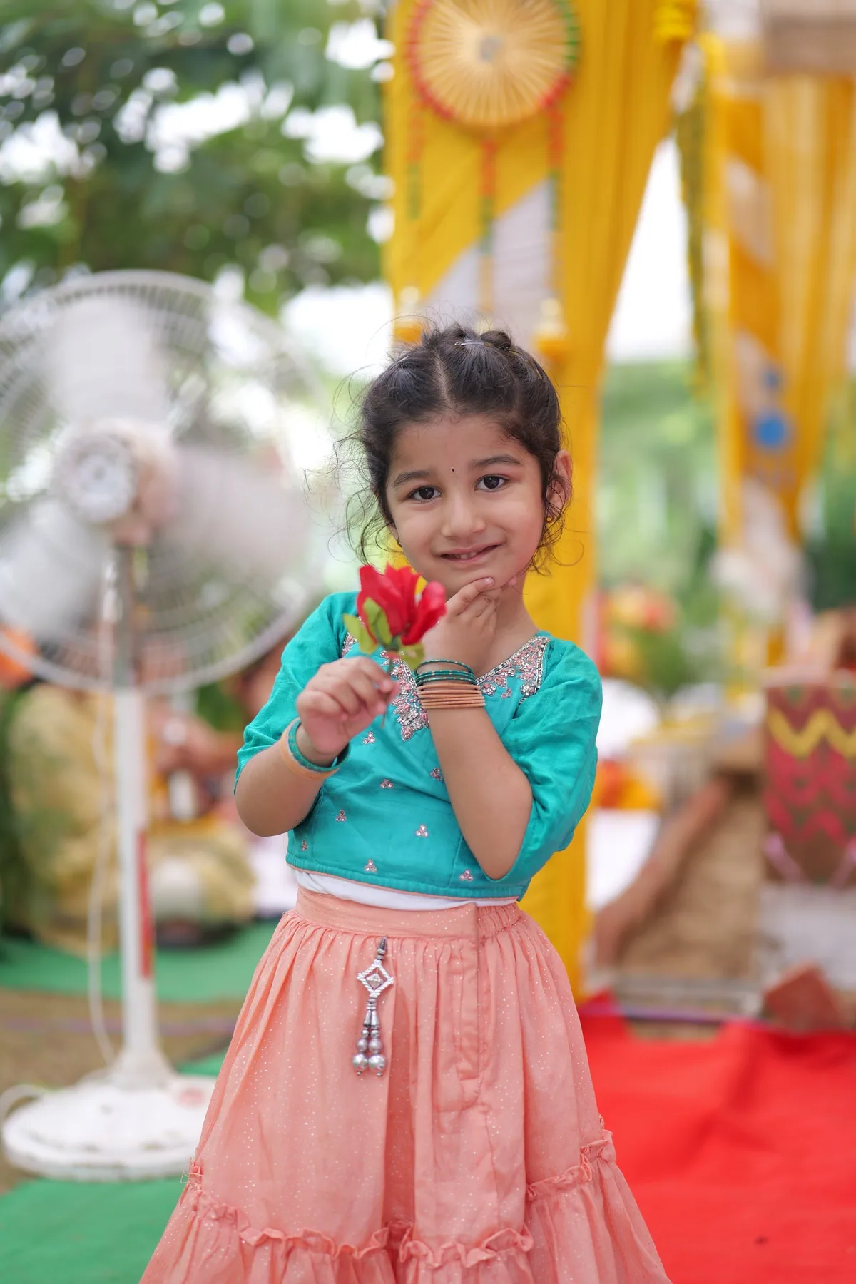 Smiling moments at Harivan